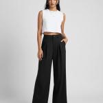 Nermosa High-Waist Korean Trousers with Wide Baggy Fit | Trendy GenZ Streetwear Pants