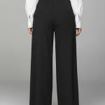 Trousers for Woman | Womens High Rise High Waist Flared Korean Style | Formal Pant for Women Office Wear| Track Pants for Womans Elegant for College & Events