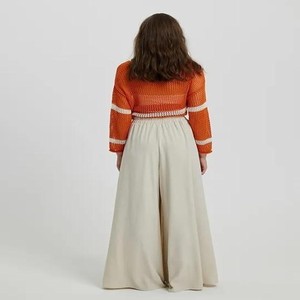 Women's Wide-Leg Trouser|Palazzo Pants|High Waist Flowy Trousers with Drawstring|Lightweight Casual & Travel Wear|Women Trousers Pants