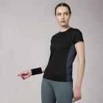 CHKOKKO Gym Tshirt for Women Workout Dry Fit t Shirt Sports Tshirt Lightweight Round Neck Breathable Half Sleeve Activewear Mesh Running Yoga Tops for Woman