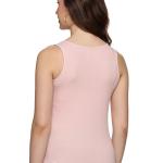 Sillyboom Women’s Sleeveless Tank Top – Soft Cotton Blend Slim Fit Round Neck Camisole, Gym, Yoga & Layering