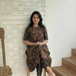 Designer Women's Rayon Viscose Straight Printed Kurta with Palazzo | Elbow Length Sleeve Kurti Set | Close Neck with Back Slit | Soft Comfortable Fabric | 2 Piece Outfit
