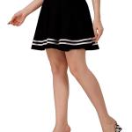 Girl's/Women's Classic Stretchy All Time Trendy Skater Knee Length Skirts with Attached Inner Shorts