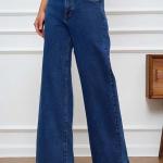 Women’s High Waist Wide Leg Jeans Stretchable Denim Casual Wear for Modern Styling
