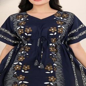 ure Cotton Kaftan Nighty for Women | Kaftan Maxi for Women | Kaftan Night Gowns for Women | Cotton Nighty for Women Stylish |