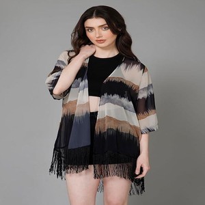 Shrug for Women | Lightweight Georgette Kimono| Versatile Casual Shrug for Layering and Summer Fashion