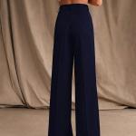 Women High Rise High Waist Trousers Flared Korean Style Formal Pants|Elegant Workwear for Office, College & Events