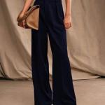 Women High Rise High Waist Trousers Flared Korean Style Formal Pants|Elegant Workwear for Office, College & Events