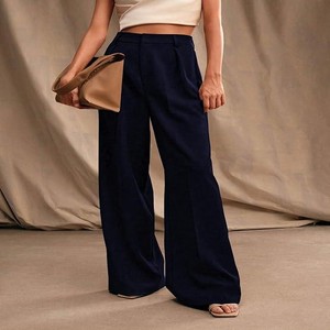 Women High Rise High Waist Trousers Flared Korean Style Formal Pants|Elegant Workwear for Office, College & Events