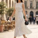 One Piece Dress for Women | Sleeveless Midi Dress for Woman | A Line Dresses for Women | Casual Summer Western Dress