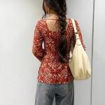 Designer Women’s Viscose Blend Printed Short Kurti | Straight Fit Casual Ethnic Top |
