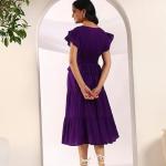 tylish One Piece Dress for Women | Casual & Party Outfit Midi Dresses | Summer Beach Outfit Western Dress for Woman | Flared Tiered Long Dresses for Women