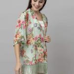Print Shrug for Women | Lightweight Georgette Kimono| Versatile Casual Shrug for Layering and Summer Fashion