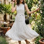 One Piece Dress for Women | Sleeveless Midi Dress for Woman | A Line Dresses for Women | Casual Summer Western Dress