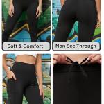Women's & Girl's Stretch Fit High Rise Track Pant Gym wear Mesh Leggings Workout Pants with Side Pockets/Stretchable Tights/Highwaist Sports Fitness Yoga Track Pants_2012