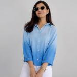 Women's Korean Style 3/4 Sleeve Oversized Button Down|| Workwear Top Shirt for Office & Casual Wear Women Shirt || Shirt for Woman || Top for Women (L-98-101)