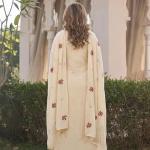Designer Kurta Sets for Women Viscose Blend Embroidered | Kurta Palazzo Dupatta Set | Designer Kurti Set for Women | V Neck Full Sleeve Ethnic Suit | Indian Kurta Outfit with Palazzo Pants