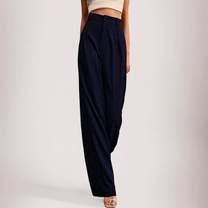 Women High Rise High Waist Trousers Flared Korean Style Formal Pants|Elegant Workwear for Office, College & Events