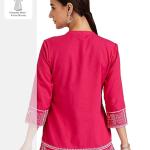 Myx Women Cotton Printed A-line Short Kurti