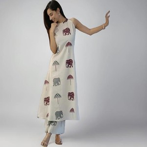 Women's Ethnic Co-Ord Set | Kurta Pant Set | Kurta Palazzo Set | Stylish Cotton Suit Set for Women, Festival Co-ord Set
