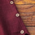 Women's Linen Blend Solid Regular Fit Tunic Top | Kurti for Women