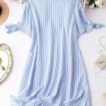 Women's Shirt Dress | Knee Length Dresses | Loose Fit | Button-Down | 3/4 Sleeve | Vacation Outfit