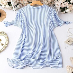 Women's Shirt Dress | Knee Length Dresses | Loose Fit | Button-Down | 3/4 Sleeve | Vacation Outfit