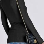 London Hills Full Sleeve Ribbed Tops for Women Western |