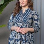 Women's Pure Cotton Paisley Printed Tunic Top – Comfortable Everyday Wear