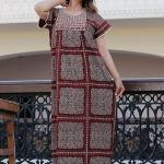 G4Girl Pure Cotton Embroidery Nighty for Women's | Night Gown | Nighty | Nightdress | Maxi | Sleepwear | Jaipuri Nighty | Nighties | Gown