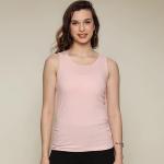 Sillyboom Women’s Sleeveless Tank Top – Soft Cotton Blend Slim Fit Round Neck Camisole, Gym, Yoga & Layering