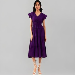 tylish One Piece Dress for Women | Casual & Party Outfit Midi Dresses | Summer Beach Outfit Western Dress for Woman | Flared Tiered Long Dresses for Women