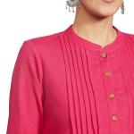 Myx Women Cotton Printed A-line Short Kurti