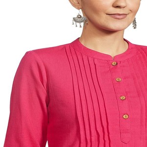 Myx Women Cotton Printed A-line Short Kurti