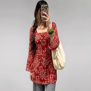 Designer Women’s Viscose Blend Printed Short Kurti | Straight Fit Casual Ethnic Top |