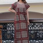 G4Girl Pure Cotton Embroidery Nighty for Women's | Night Gown | Nighty | Nightdress | Maxi | Sleepwear | Jaipuri Nighty | Nighties | Gown