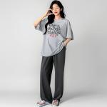 KSHS Printed Round Neck Short Sleeve Nightsuit Set | Pajama Set | Casual Night Dress for Women