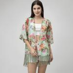 Print Shrug for Women | Lightweight Georgette Kimono| Versatile Casual Shrug for Layering and Summer Fashion