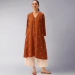 DESIGNER Viscose Printed A-Line Kurta with Palazzo for Women | Viscose Green | Long Sleeve | V-Neck | Ethnic Wear Casual