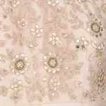 Aastha Jain Powder Blue Embroidered Flared Gown for Women at Lovel